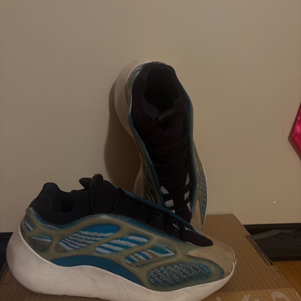 Yeezy Sneakers in Blue and Black